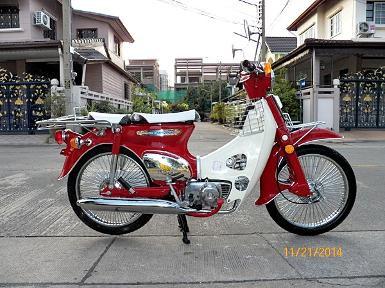 C70 สีแดงสดมุข เครื่องดี+ระบบไฟ CDI+ภาษี58+พรบ.เล่มทะเบียนใหม่ป้ายใหม่โอนได้ 22,000 บาท C70 สีแดงสดมุข เครื่องดี+ระบบไฟ CDI+ภาษี58+พรบ.เล่มทะเบียนใหม่ป้ายใหม่โอนได้ 22,000 บาท